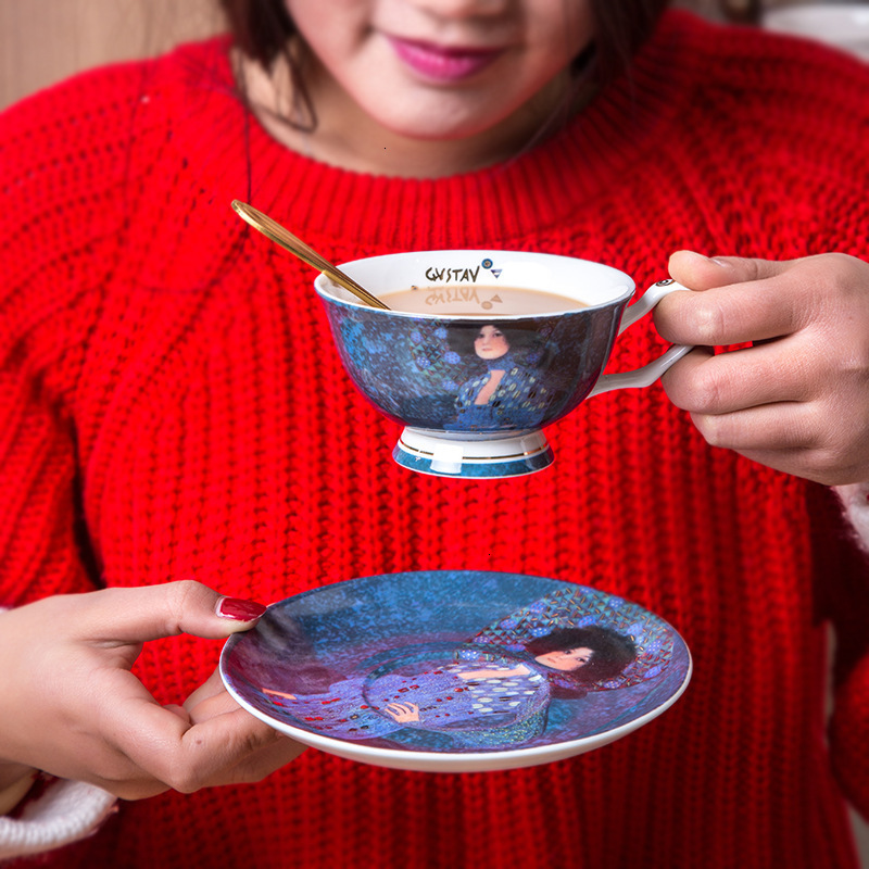 Coffee Tea World - World Famous Painter Gustav Klimt Oil