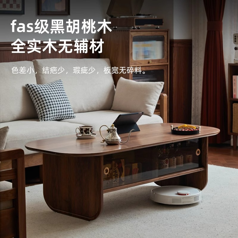 Solid wood coffee table black  - Coffee And Tea-Za ulasan dan harga