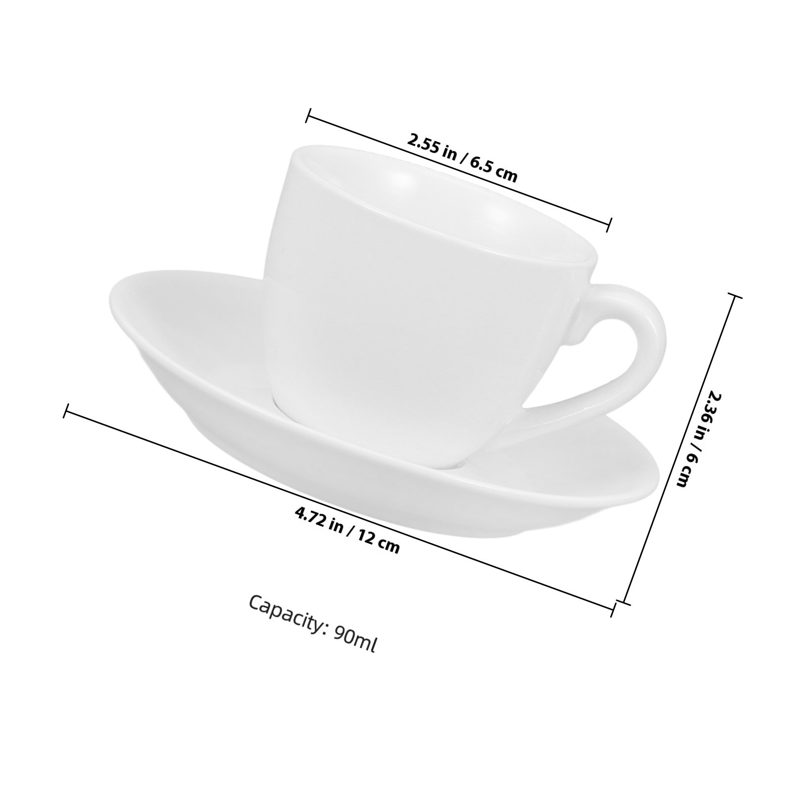 1Set Simple Coffee Cup Set wit - Water Tea And Coffee ulasan dan harga