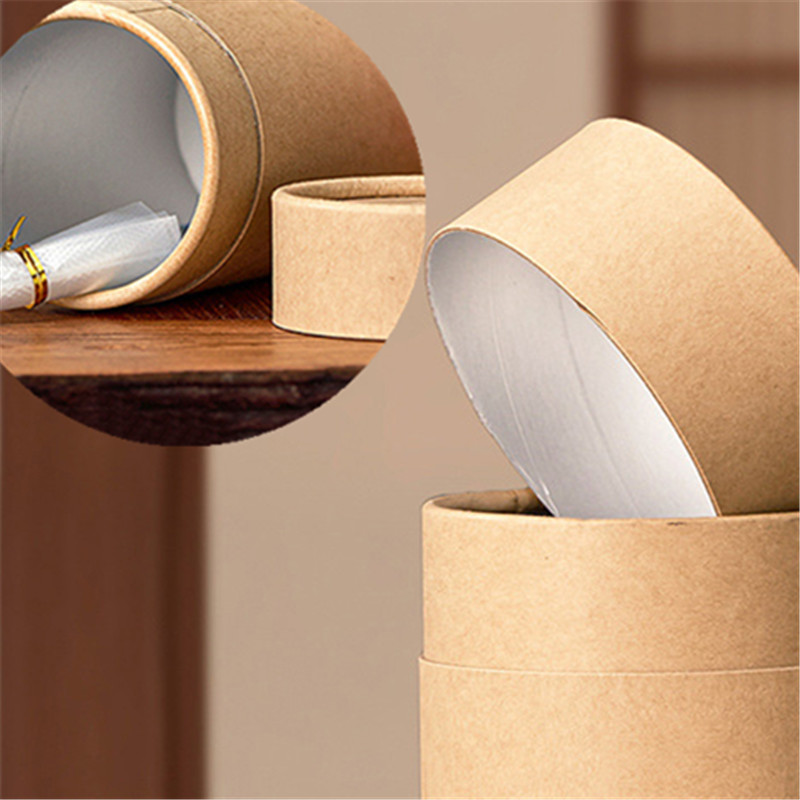 1PCS New Kraft Paperboard Tube - Coffee Tea Gift ulasan dan harga