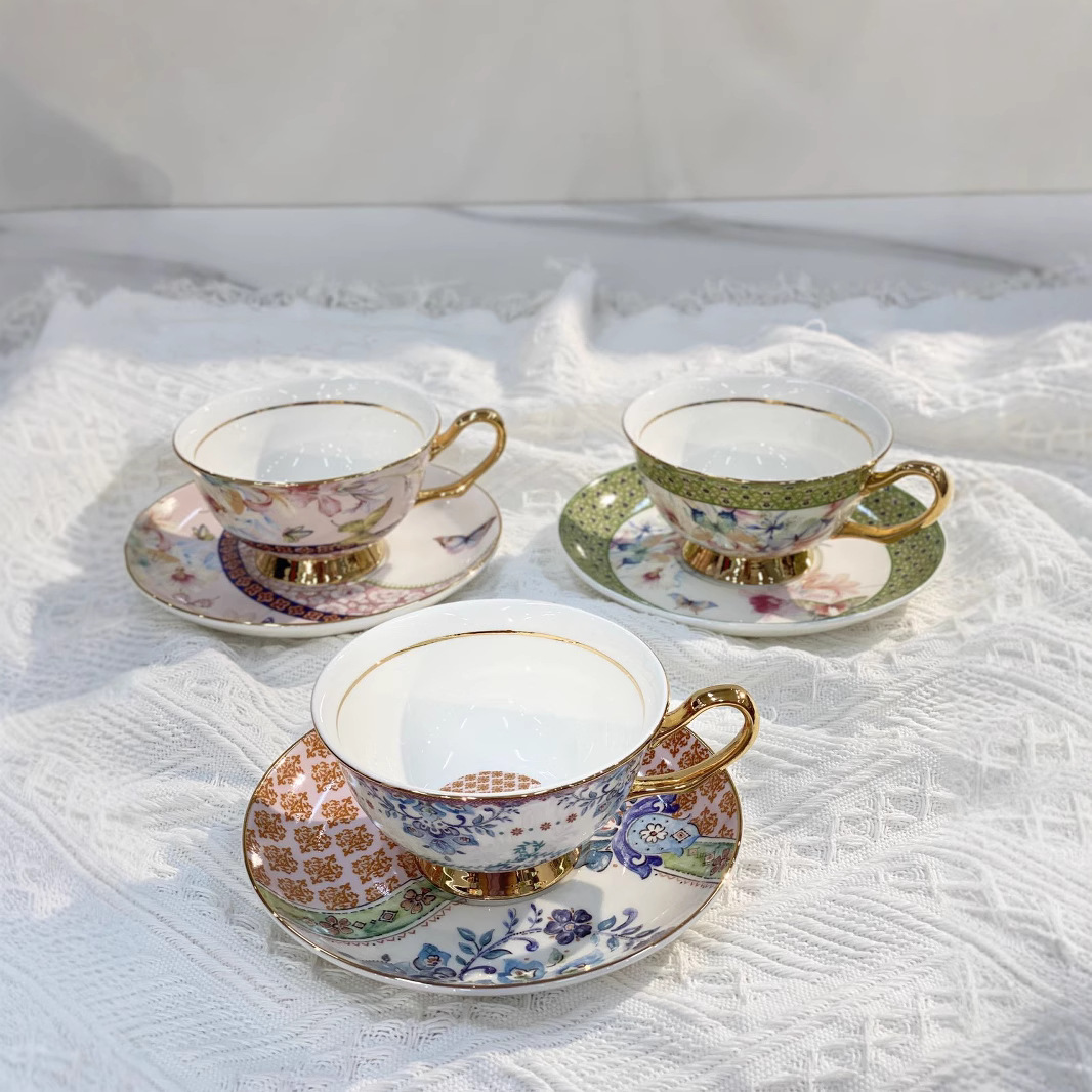 Classical Porcelain Cup&saucer - Water Tea And Coffee ulasan dan harga