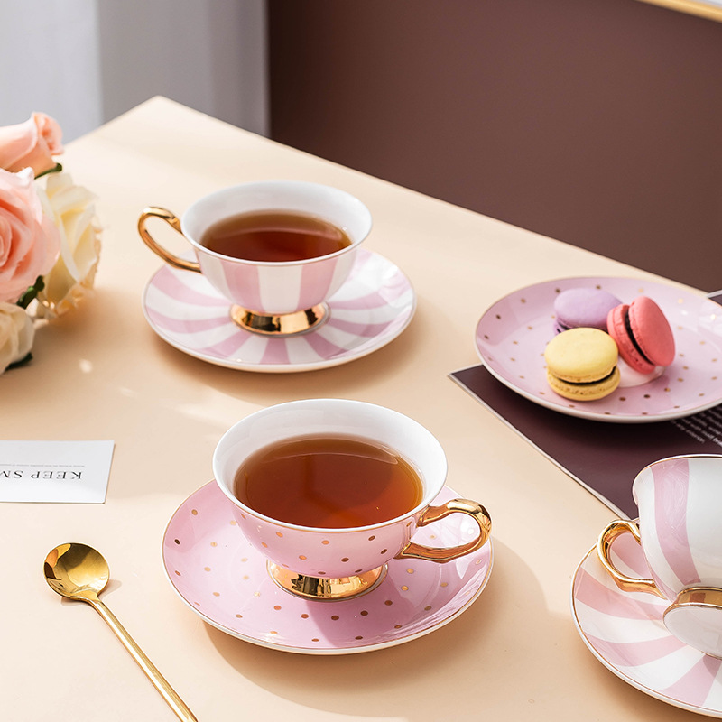 Ceramic Pink Coffee Mugs with  - Water Tea And Coffee ulasan dan harga