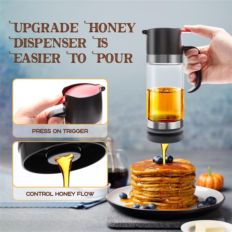 A21I-12 OZ Glass Honey Dispens - Coffee Or Tea Please ulasan dan harga