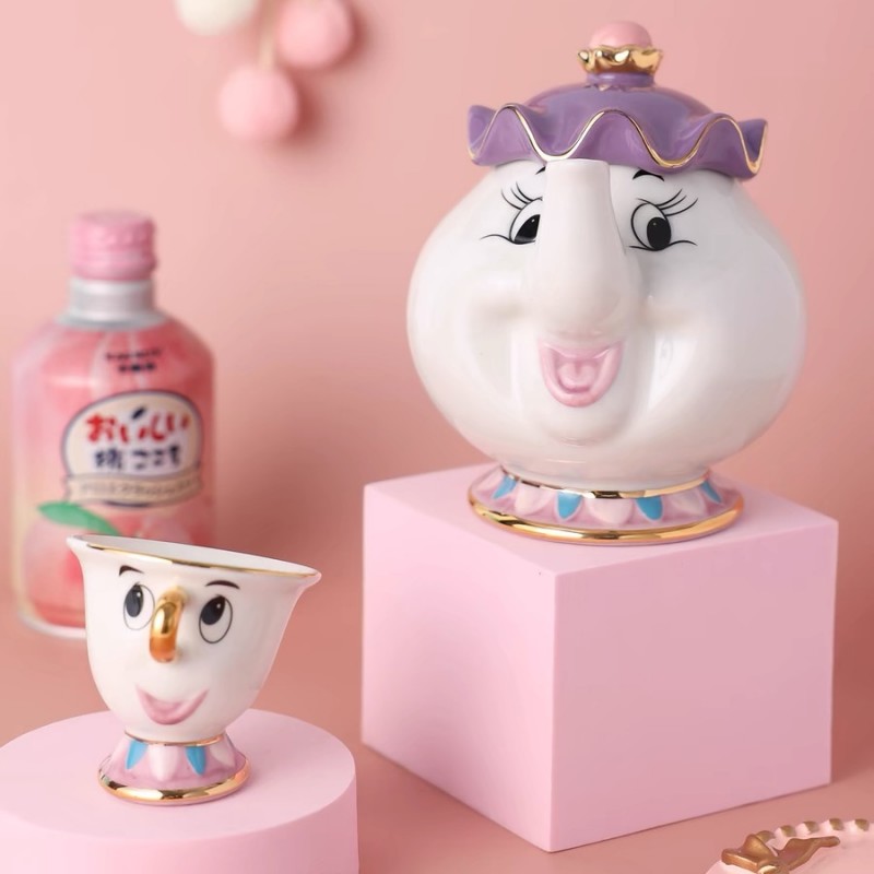 Disney Teapot Cute Cartoon Bea - Good Coffee Tea ulasan dan harga