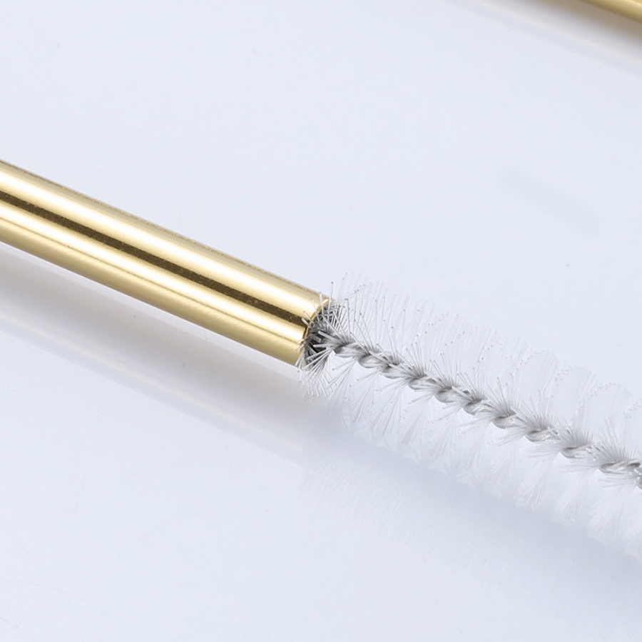 4pcs reusable gold straws milk - Coffee Tea Uses ulasan dan harga