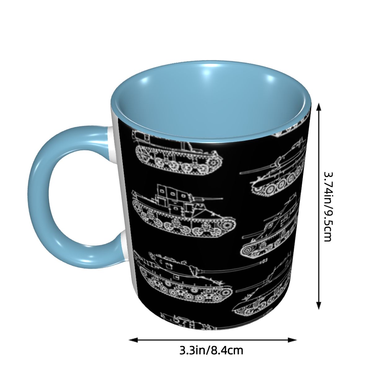 US Tanks Of World War II Mug F - Coffee Tea World ulasan dan harga