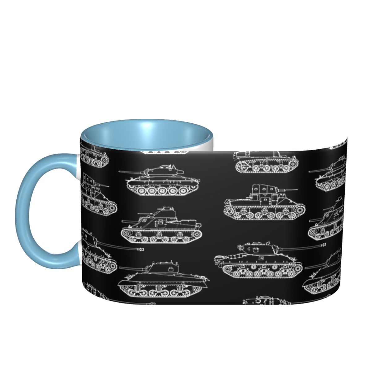 US Tanks Of World War II Mug F - Coffee Tea World ulasan dan harga