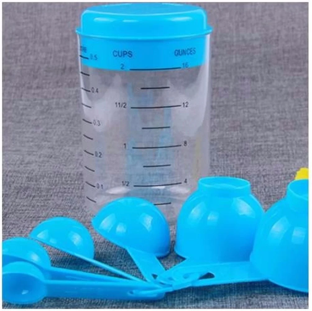 7 Pieces / Set Plastic Measuri - Coffee Tea Spoon ulasan dan harga