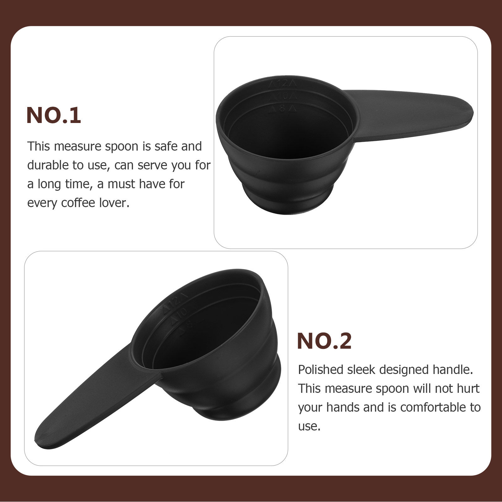 5Pcs Measure Spoon Long Handle - Coffee Tea Spoon ulasan dan harga