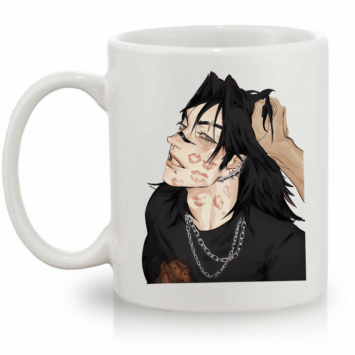 Ceramic Mug for Jjk Satoru Goj - Good Coffee Tea ulasan dan harga
