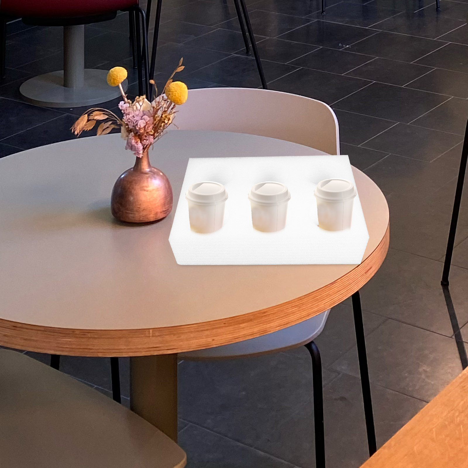 2Pcs Beverage Cup Holder Tray  - Coffee Tea Uses ulasan dan harga