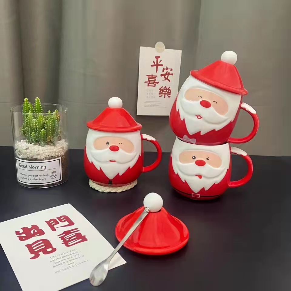 Creative Cute Cartoon Christma - Coffee Tea Friends ulasan dan harga