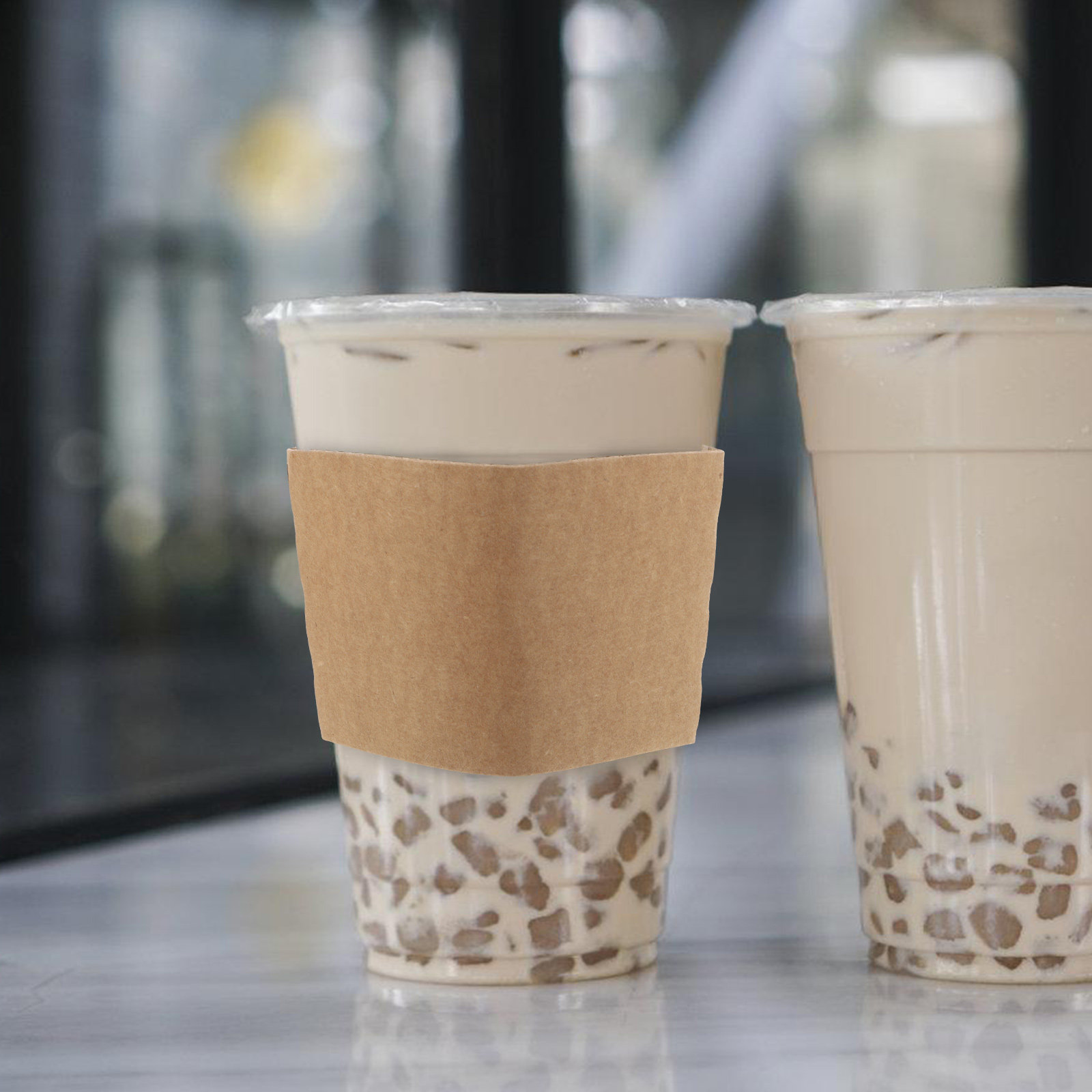 100Pcs White Kraft Coffee Cup  - Coffee Tea Uses ulasan dan harga