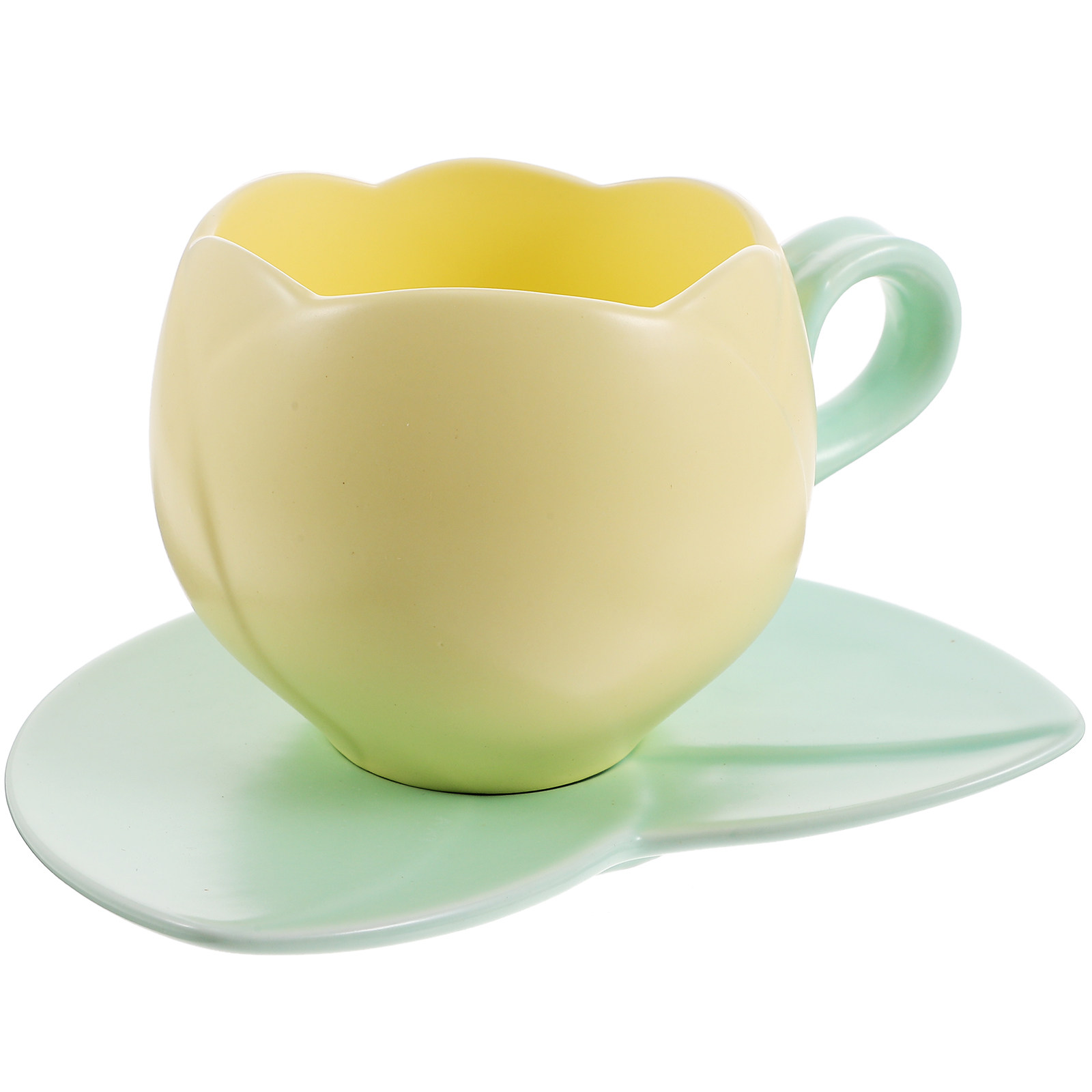 1Set Ceramic Coffee Cup with S - Water Tea And Coffee ulasan dan harga
