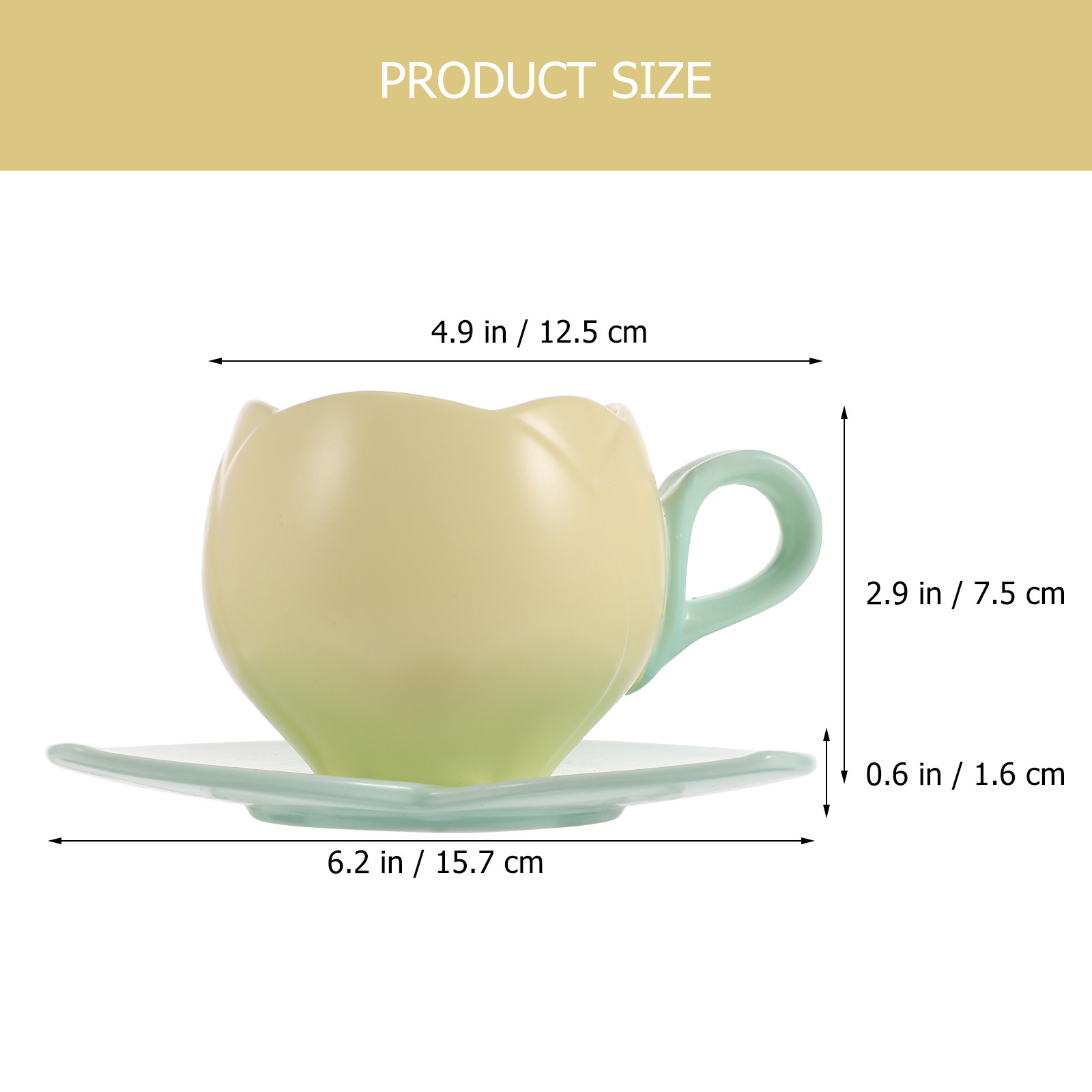 1Set Ceramic Coffee Cup with S - Water Tea And Coffee ulasan dan harga