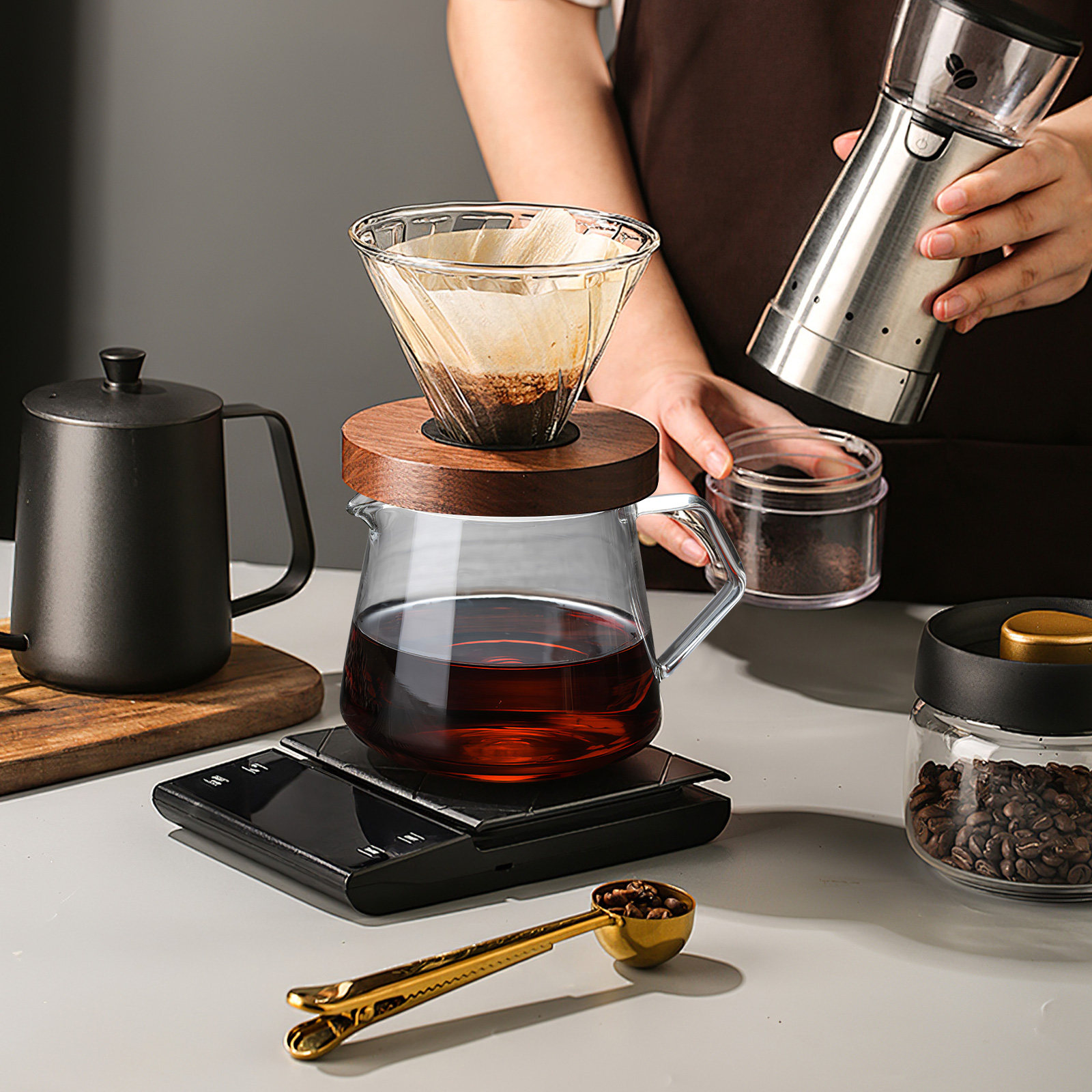 1Pcs 650Ml High Clarity Glass  - Coffee Tea Home ulasan dan harga