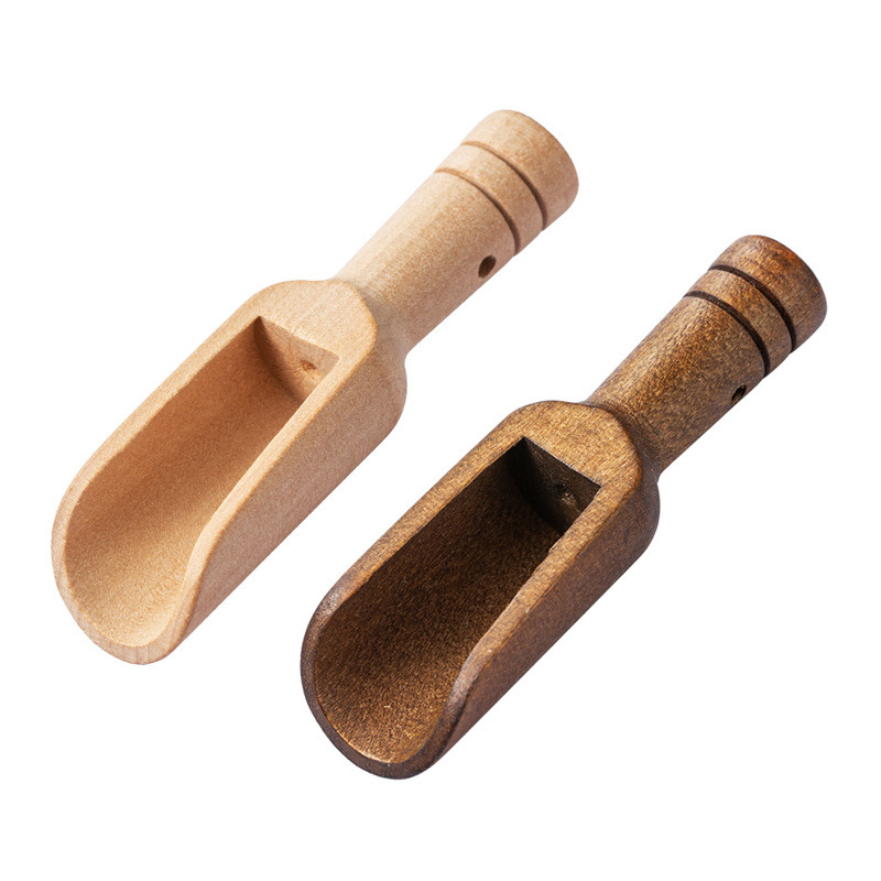 5Pcs Japanese Mini Wooden Spoo - Coffee Tea Spoon ulasan dan harga