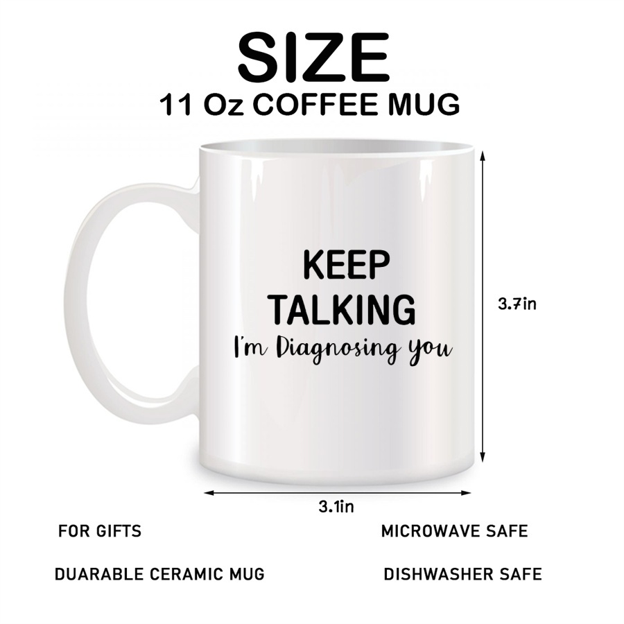 Keep Talking I'm Diagnosing Yo - Coffee Tea Friends ulasan dan harga