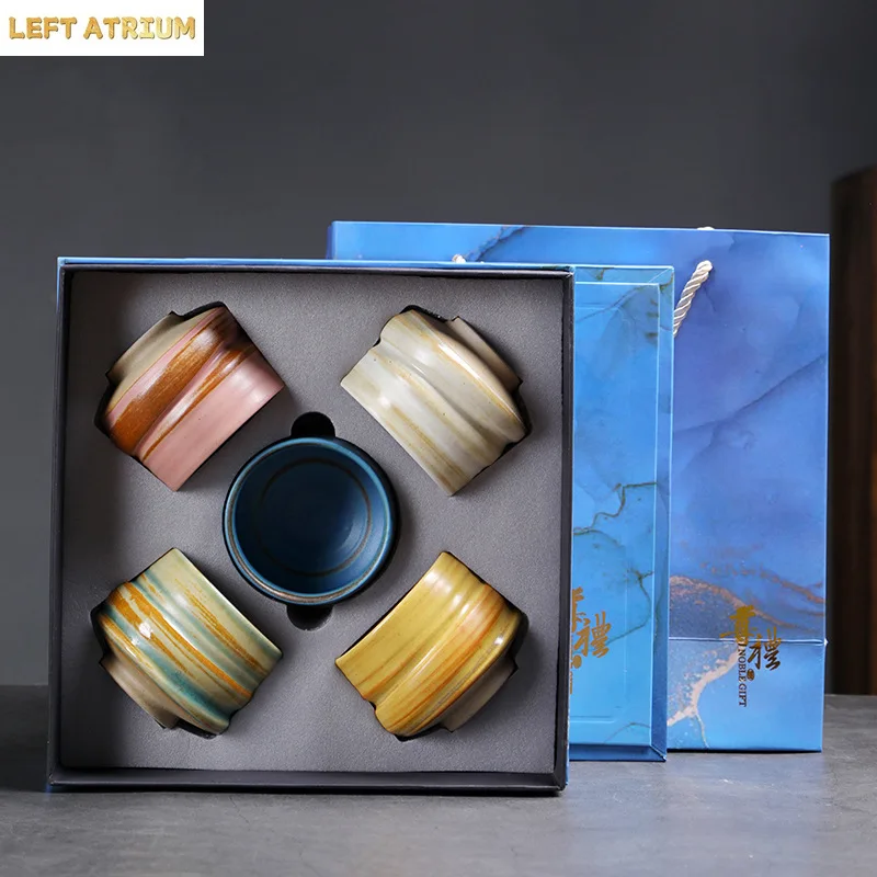 Coarse Pottery Teacup Set Cera - Good Coffee Tea ulasan dan harga