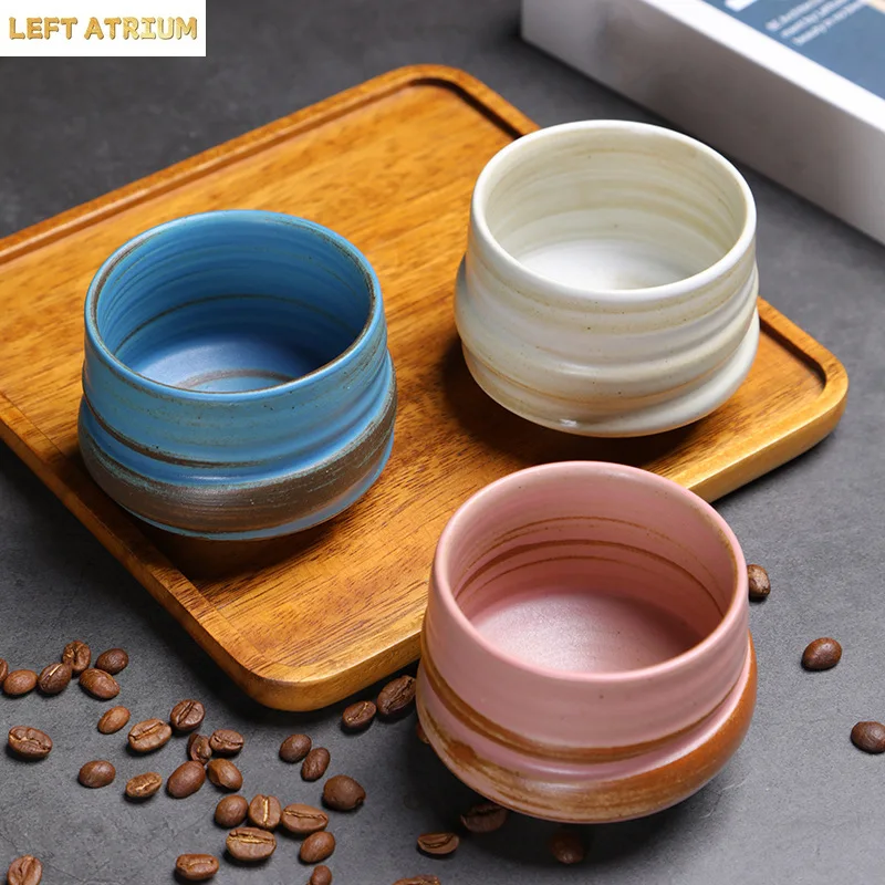 Coarse Pottery Teacup Set Cera - Good Coffee Tea ulasan dan harga
