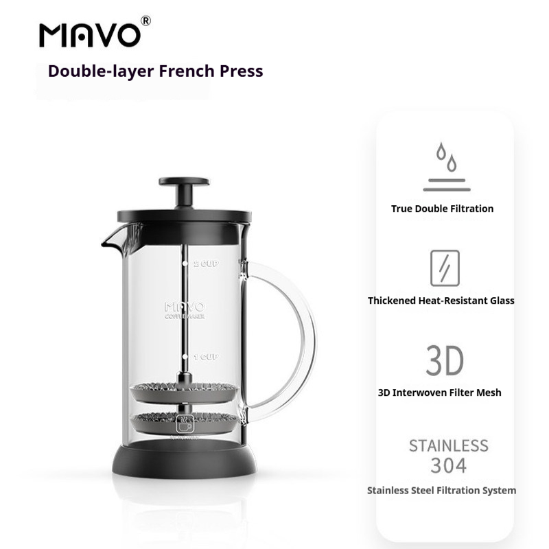 MAVO French Press Coffee Maker - Coffee Tea Home ulasan dan harga