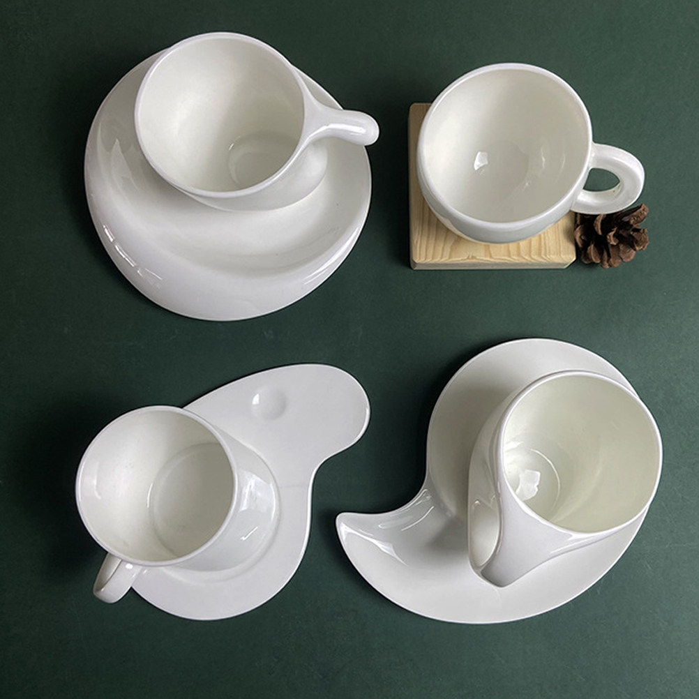 1Set Ceramic Coffee Cup Saucer - Coffee Tea Gift ulasan dan harga