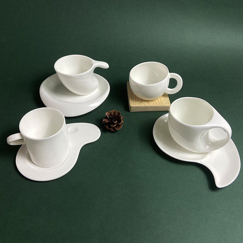 1Set Ceramic Coffee Cup Saucer - Coffee Tea Gift ulasan dan harga