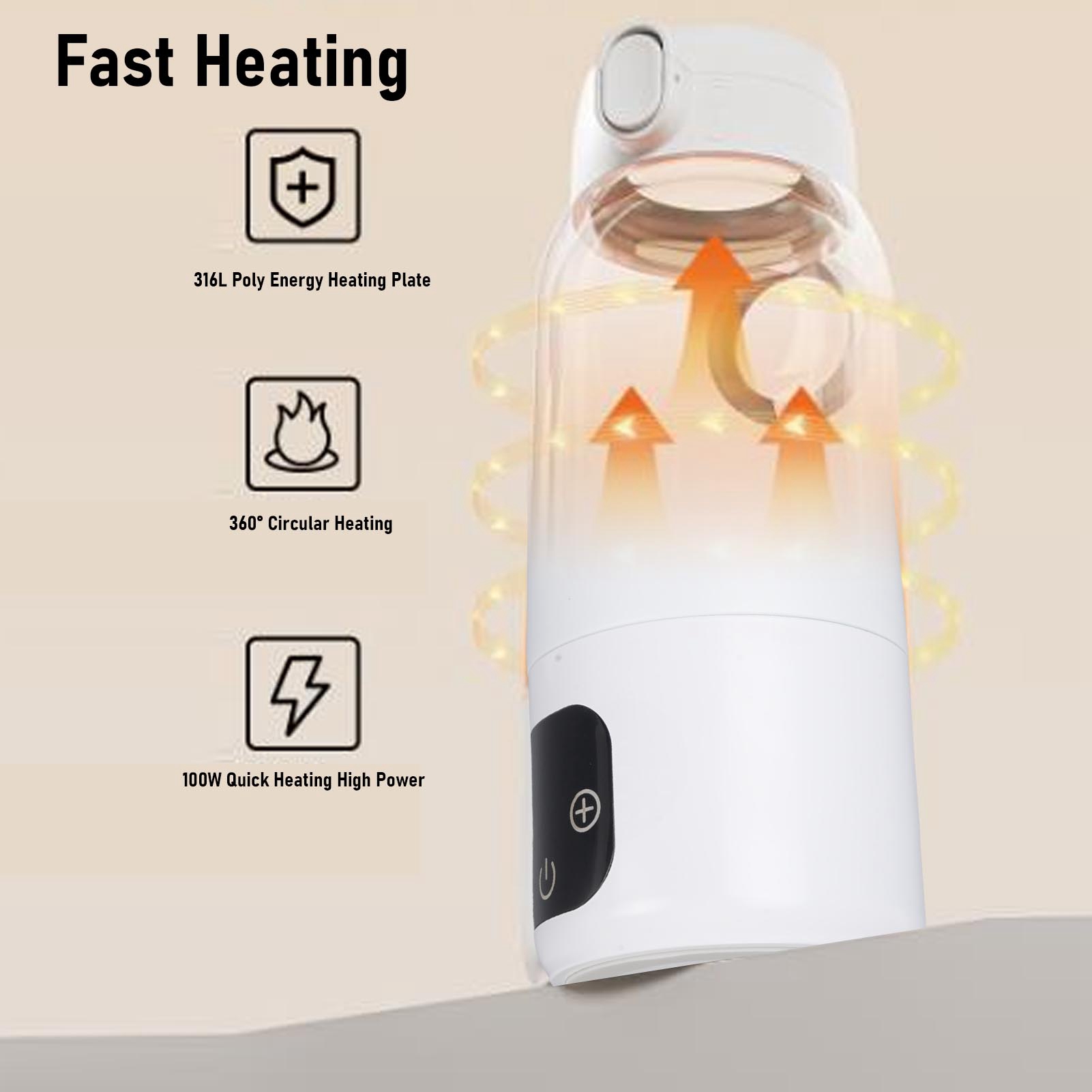 USB PD Fast Charge Portable El - Water Tea And Coffee ulasan dan harga