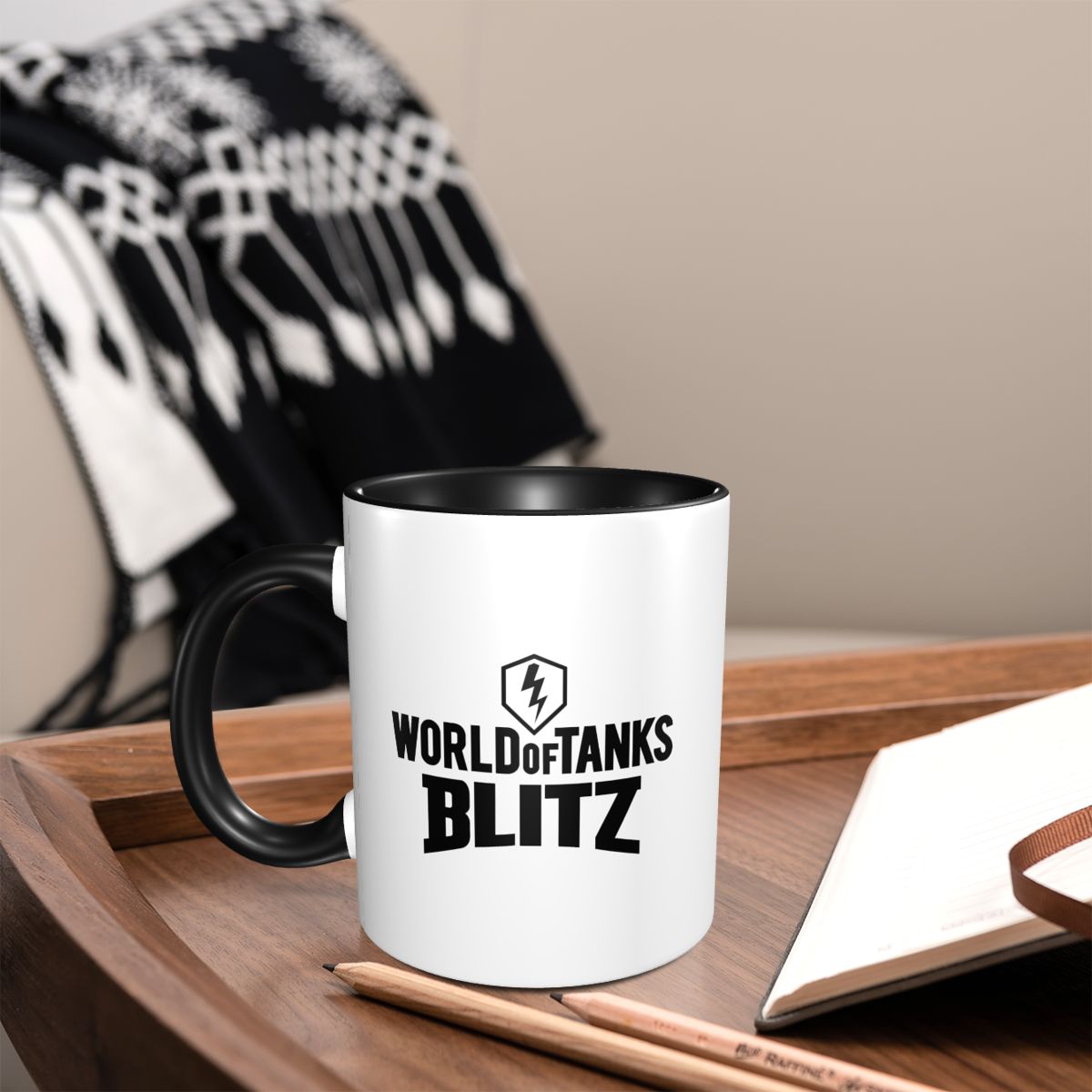 World Of Tanks Blitz Logo Mug  - Coffee Tea World ulasan dan harga