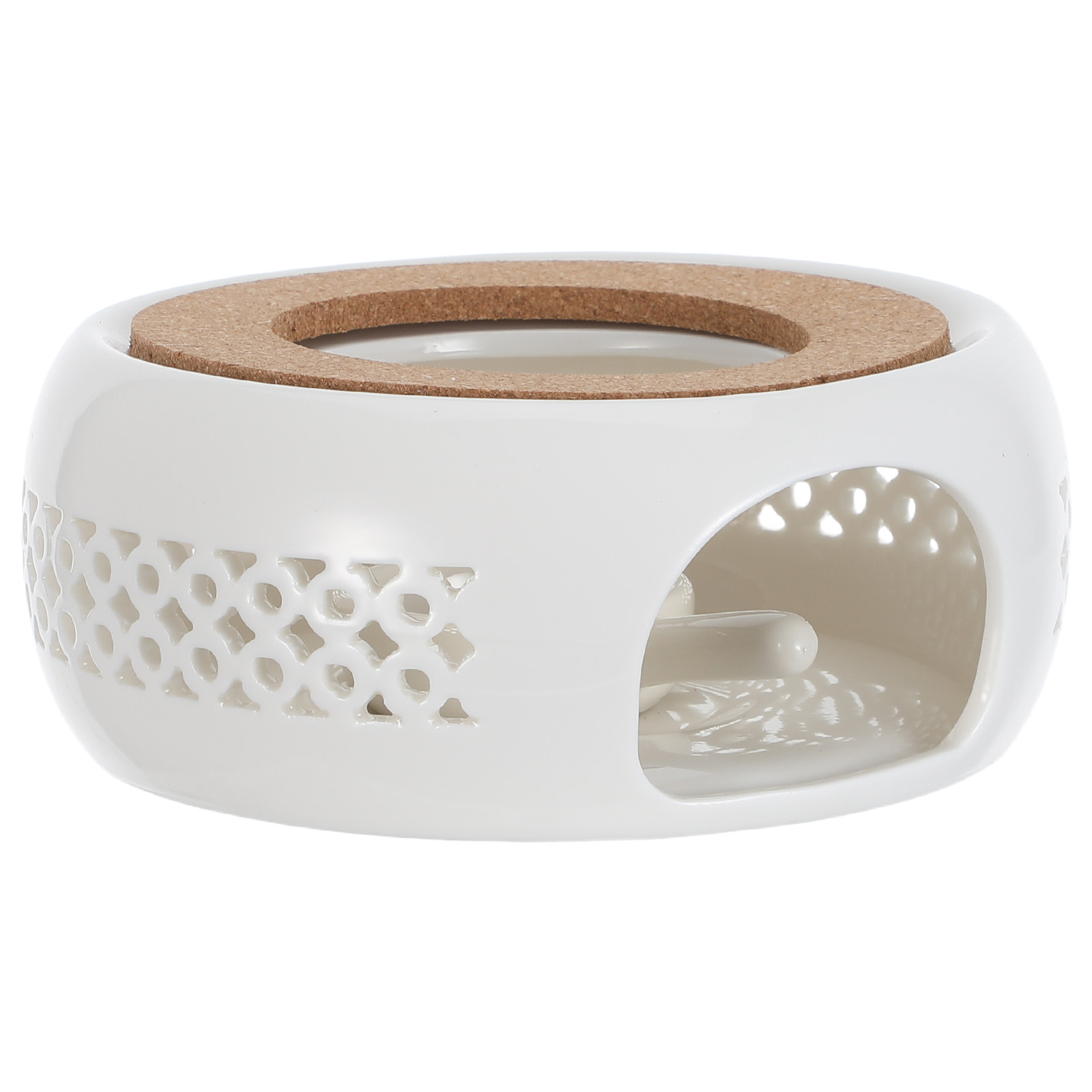 1Set Ceramic Teapot Warmer Ele - Coffee Tea Uses ulasan dan harga