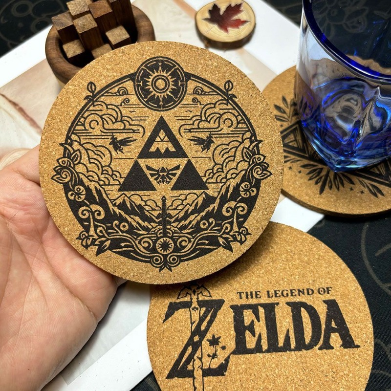Zelda Coaster Cartoon Anime Ro - Good Coffee Tea ulasan dan harga