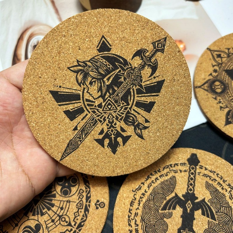 Zelda Coaster Cartoon Anime Ro - Good Coffee Tea ulasan dan harga
