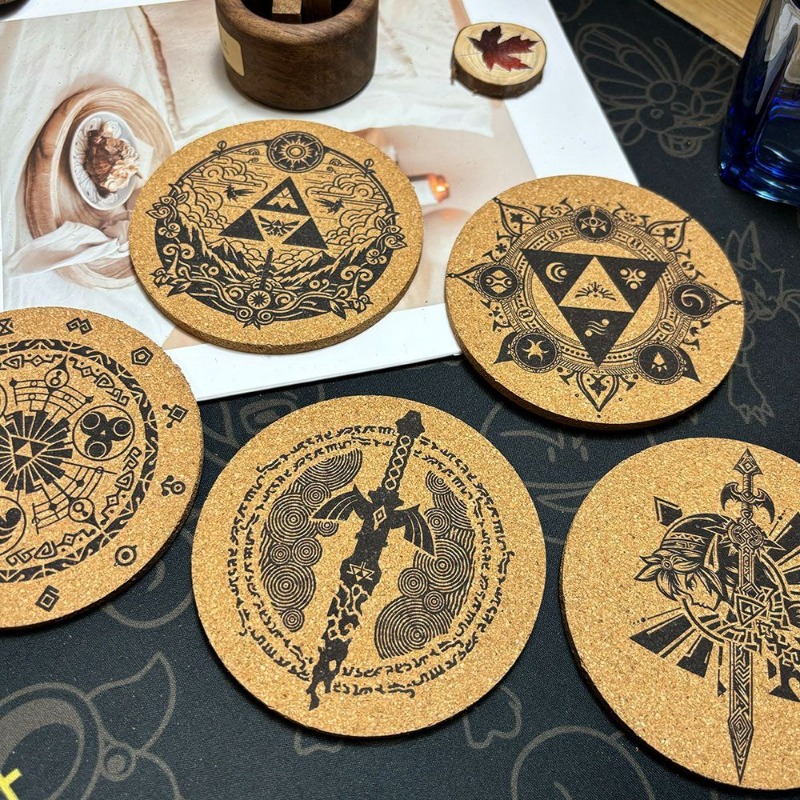 Zelda Coaster Cartoon Anime Ro - Good Coffee Tea ulasan dan harga
