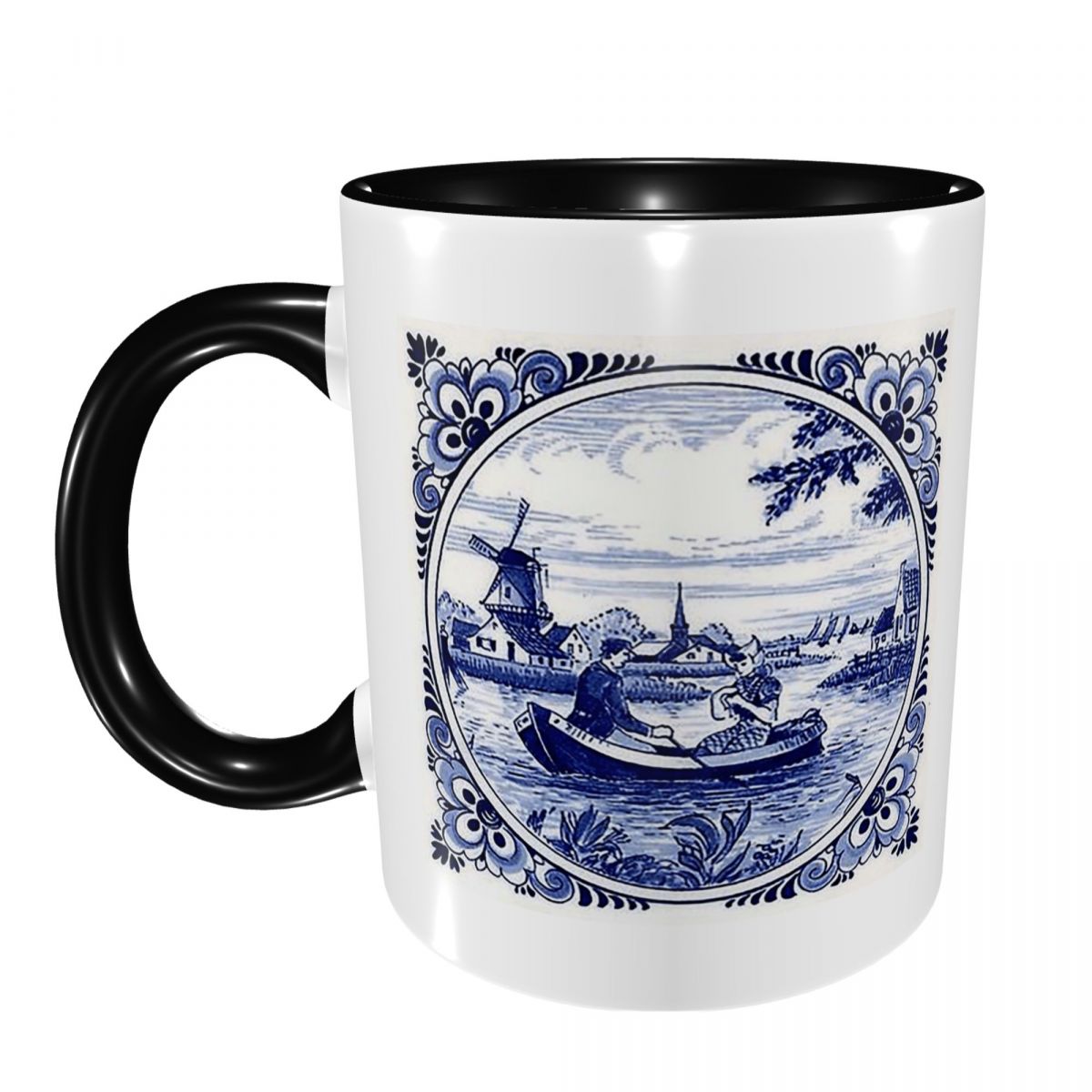 Dutch Blue Delft Windmill Chur - Coffee Tea Friends ulasan dan harga