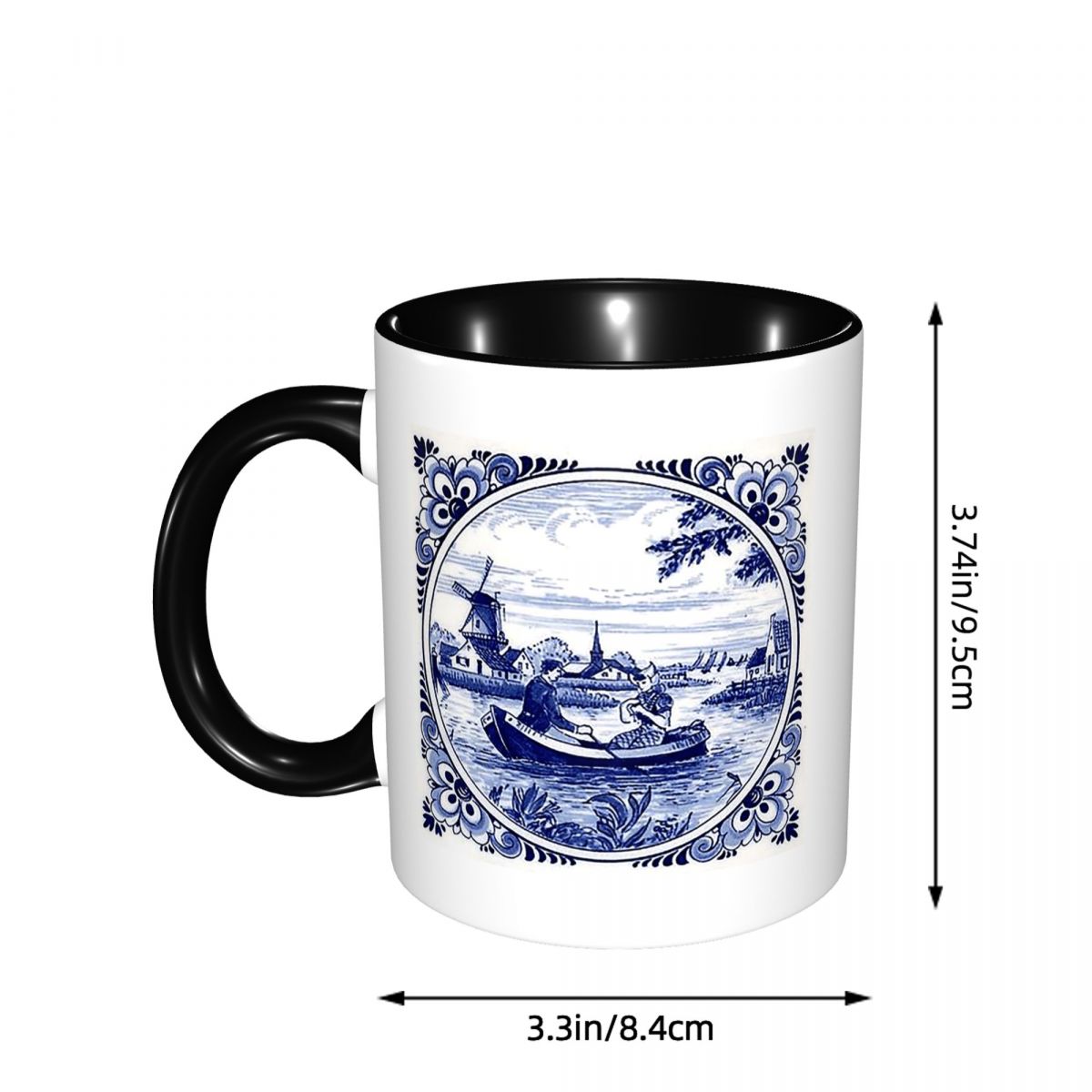 Dutch Blue Delft Windmill Chur - Coffee Tea Friends ulasan dan harga