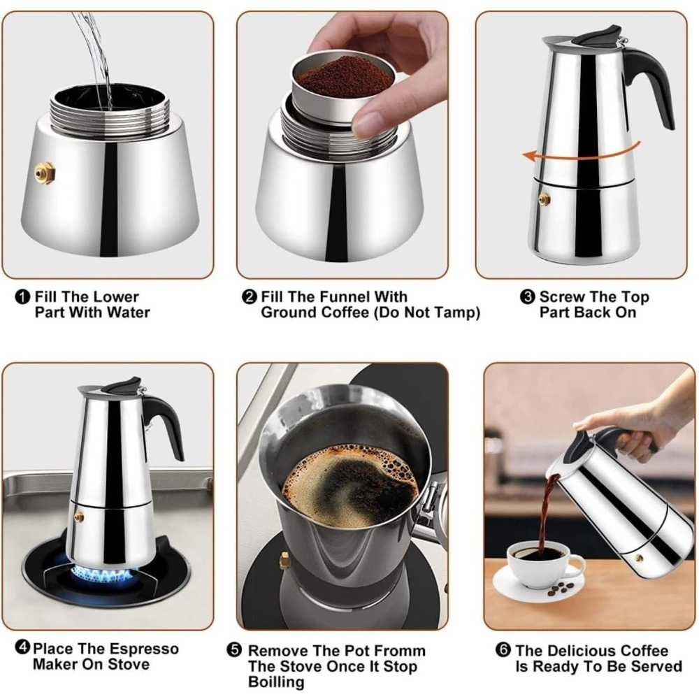 Mocha Coffee Pots Stainless St - Coffee Tea Home ulasan dan harga
